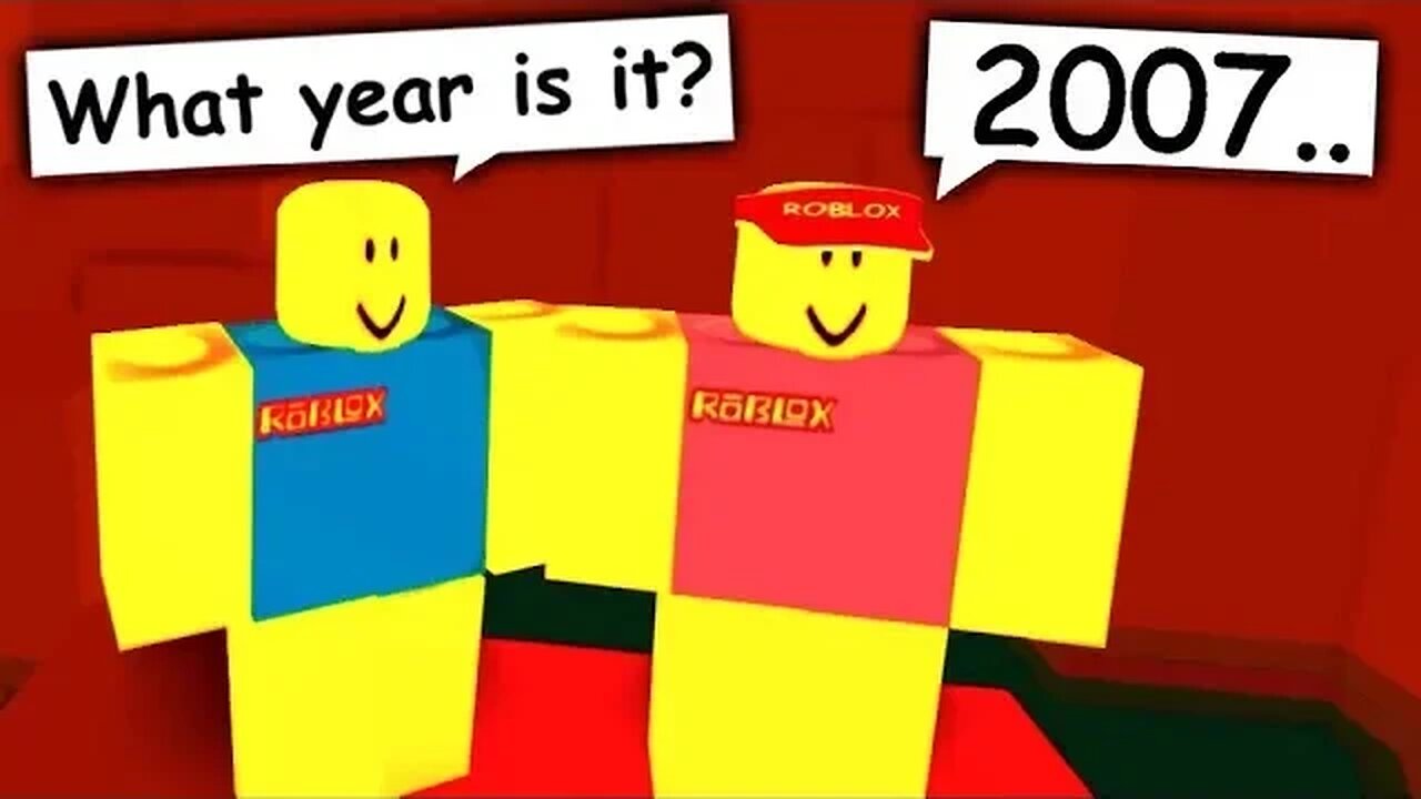 I Met A Time Traveler From 2007 In Roblox