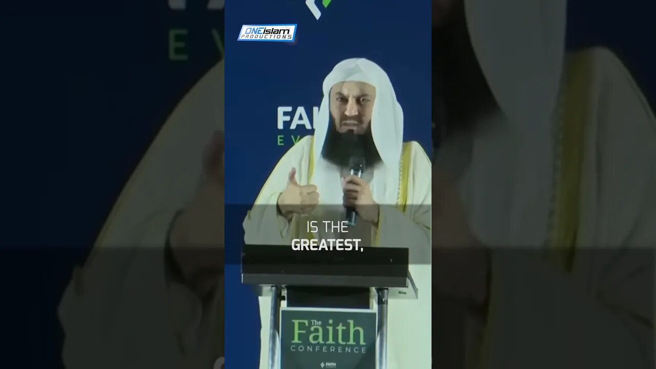 WHY MUSLIM'S SAY 'ALLAHUAKBAR' - MUFTI MENK