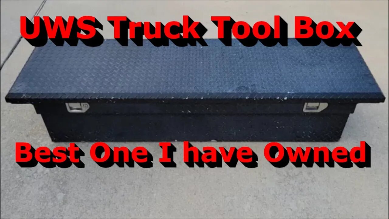 UWS Matte Black Heavy-Wall Aluminum Truck Tool Box Review