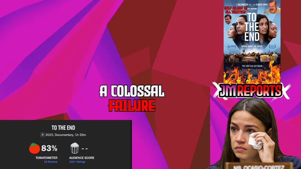 AOC's movie to the end TANKS massively in theatres only 9,667 across all theatres