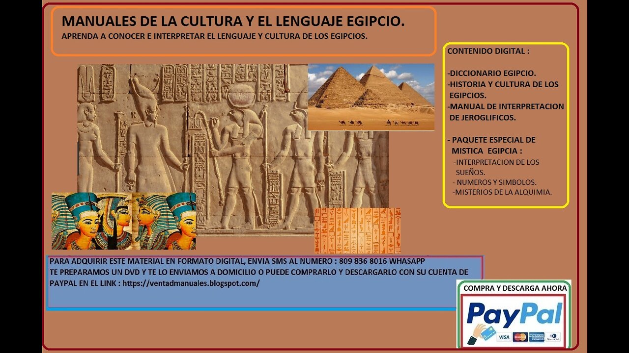 COMO ERA EL ANTIGUO EGIPTO ?