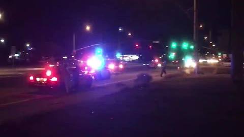 SCENE VIDEO: Pedestrian struck at Park and Benson Highway