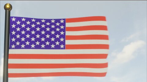 US Flag animation