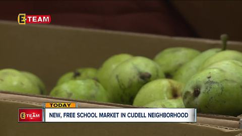 New free school market offers essentials for residents in Cleveland's Cudell neighborhood