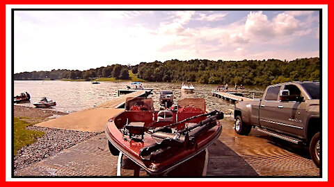 Launching at Dry Brooks Boat Ramp at Blue Marsh Lake