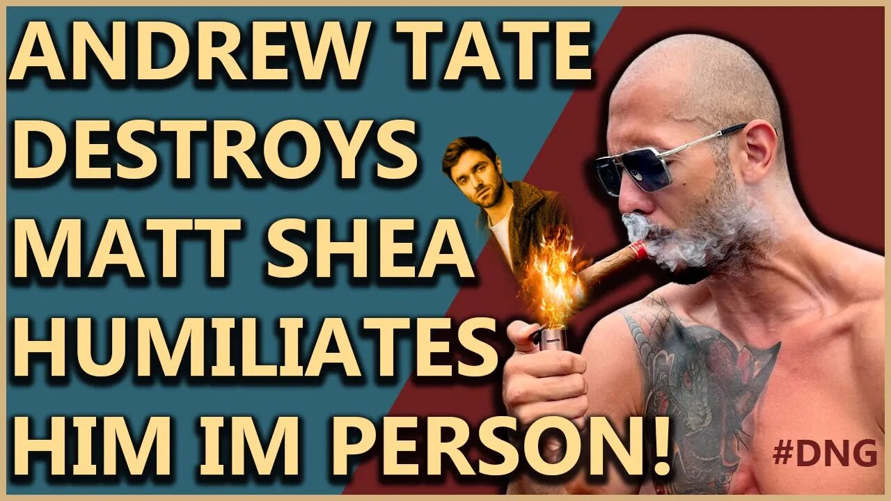 Andrew Tate makes MATT SHEA fly to ROMANIA to bring CHOCOLATE! Best REVENGE in INTERNET HISTORY!