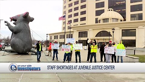 Protest calls for more staff at Cuyahoga County Juvenile Detention Center