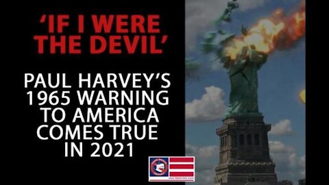Paul Harvey's 1965 "Warning to America" Has Eerily Come to Fruition (Video)