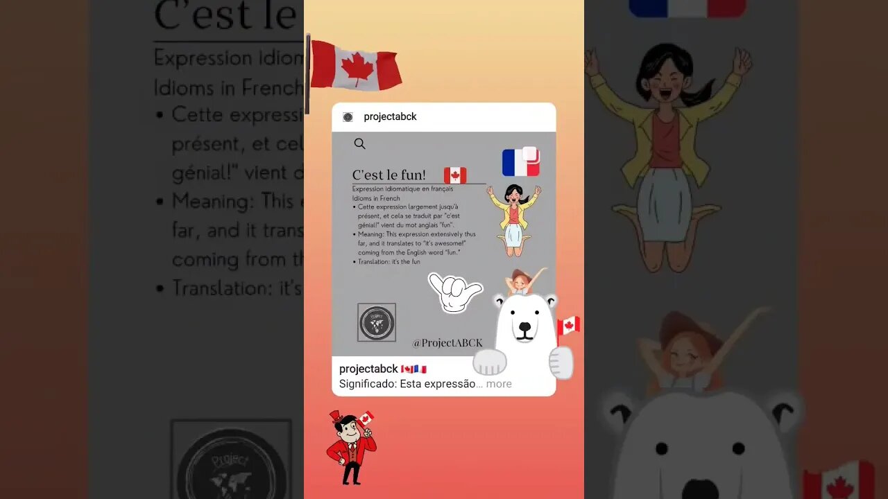 🇨🇦🇫🇷 C'est le fun