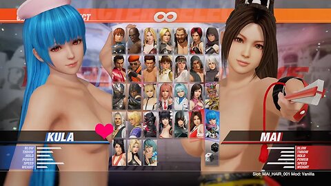 死或生6 Dead Or Alive 6 Nude mod - Kula Diamond Mai Shiranuiしらぬい まい库拉不知火舞 格斗游戏性感裸体皮肤mod [R18+]