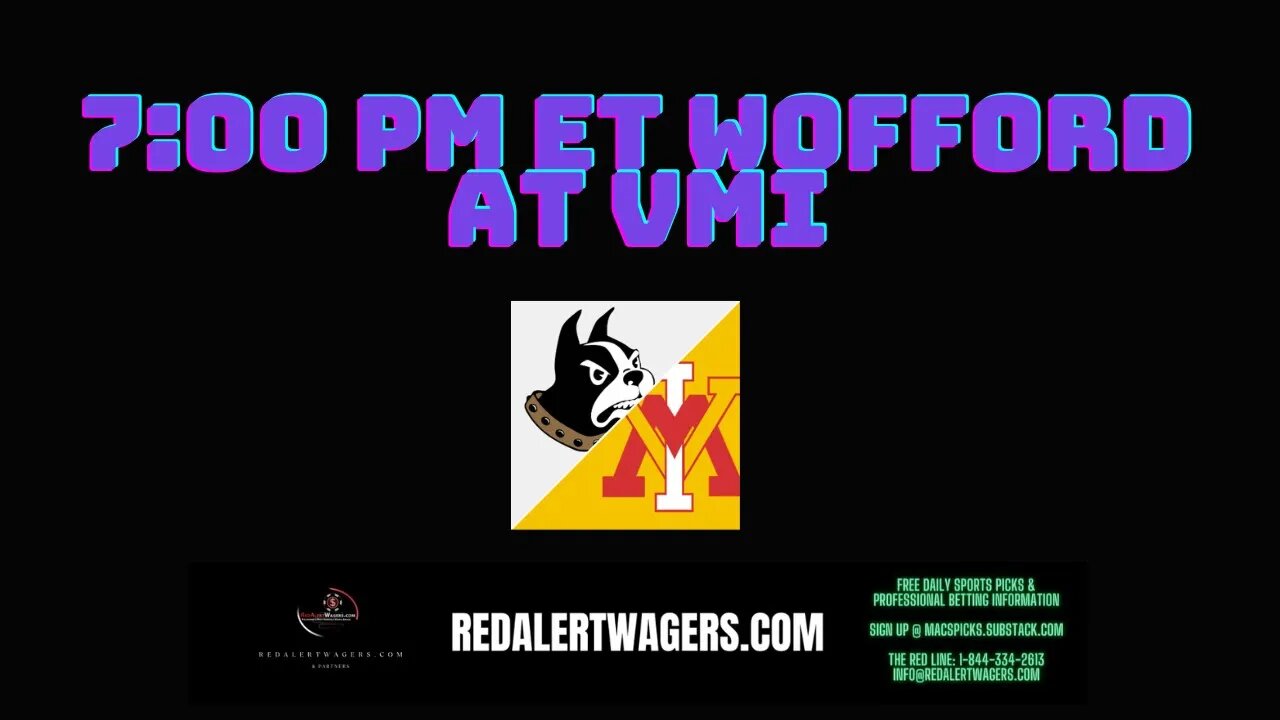 College Basketball Free Pick - 2/22 - Wofford at VMI