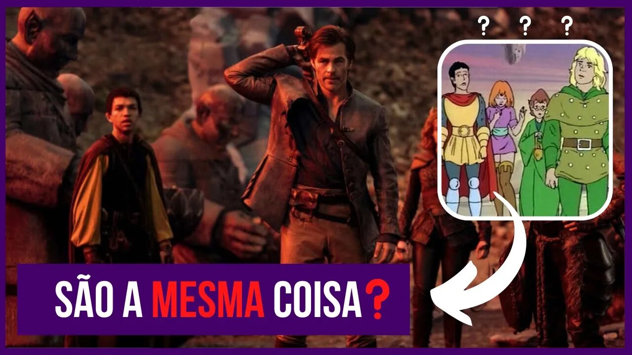 Dungeons & Dragons vs. Caverna do Dragão: Qual é a diferença?