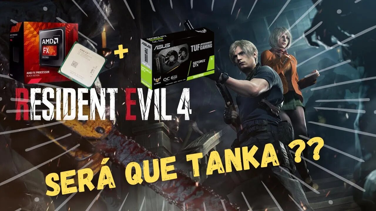 Testando a Demo do Resident Evil 4 - PC - PTBR