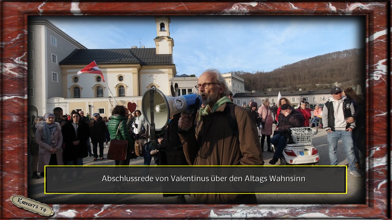 Abschlussrede von Valentinus über den Altags Wahnsinn