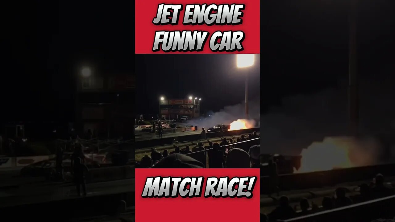 Jet Engine Funny Car Match Race! #shorts