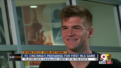 Hagglund lives a childhood dream as FC Cincinnati preps for MLS debut