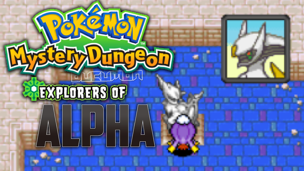 Pokemon Mystery Dungeon Explorers of Alpha - NDS Hack with Arceus and Its optimized and harder