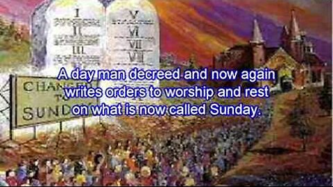 Amightywind Prophecy 26 - Hear ME, Fear ME, Believe ME! The True Shabbath! YAH'S Provision! A coming antichrist Mandatory Sunday Worship, Mark 666! (mirrored)