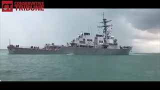 USS John McCain Damage