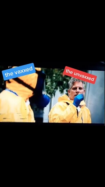 unvaxxed- because the government wants you dead or chipped