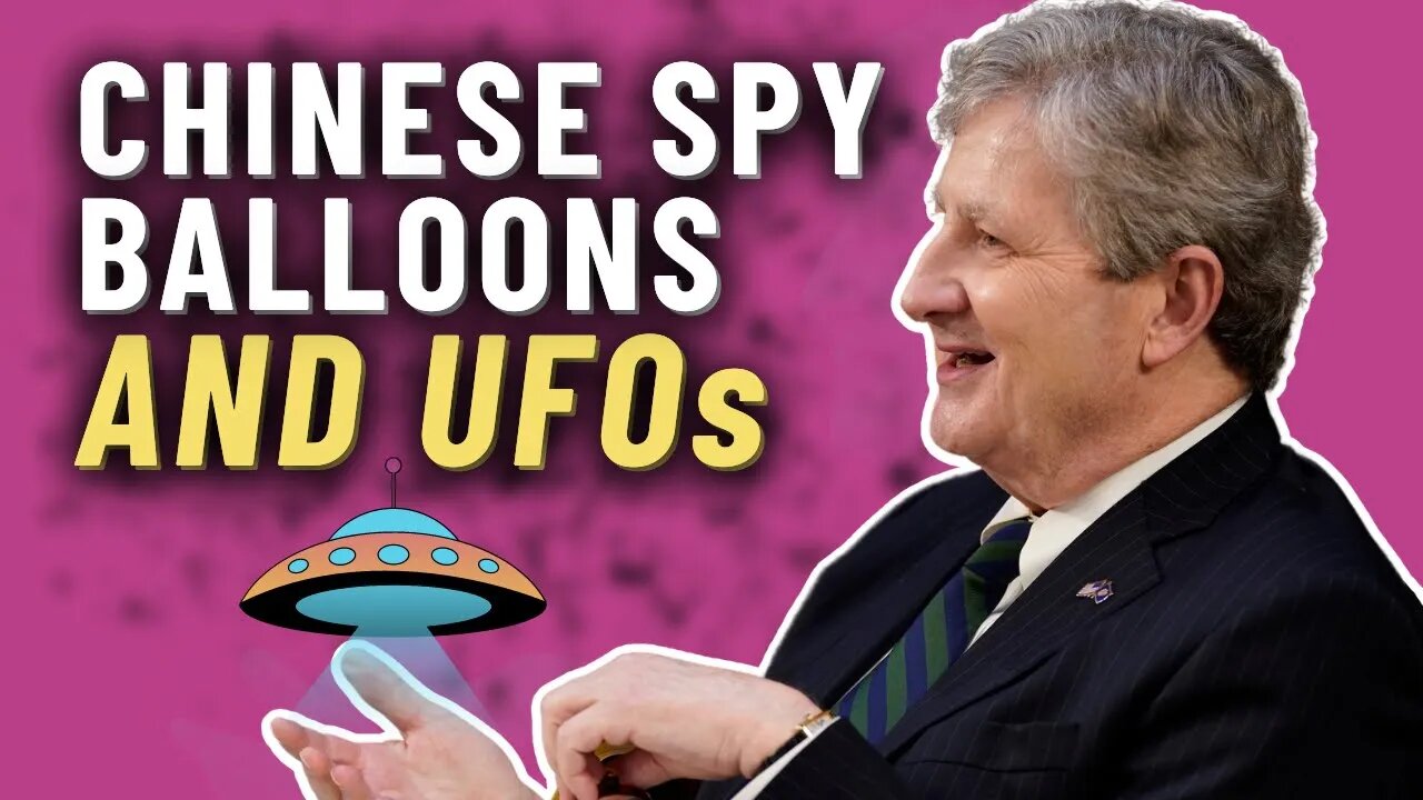 "Lock your doors tonight!" Sen Kennedy has A LOT of questions about UFOs and Chinese spy balloons