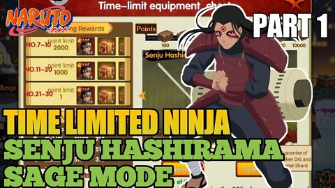 Senju Hashirama Sage Mode Limited Ninja Edisi November II