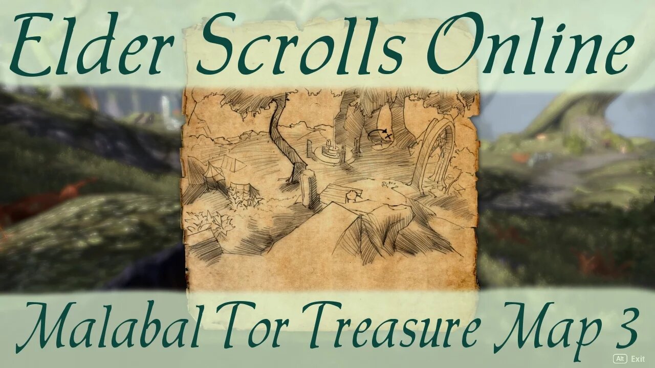 Malabal Tor Treasure Map 3 [Elder Scrolls Online ESO]