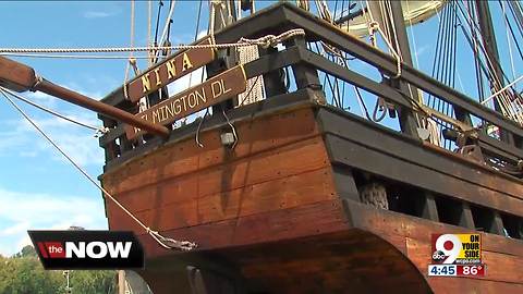 Nina and Pinta replicas arrive in Newport