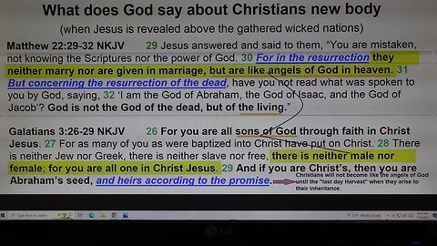 What does God say about Christians new body