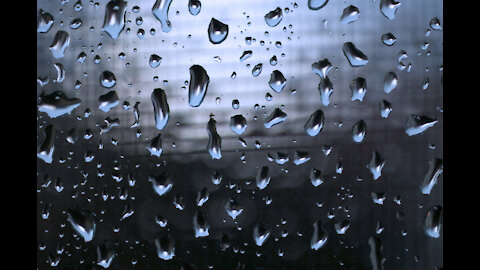 Steady Rain Sounds With Black Screen