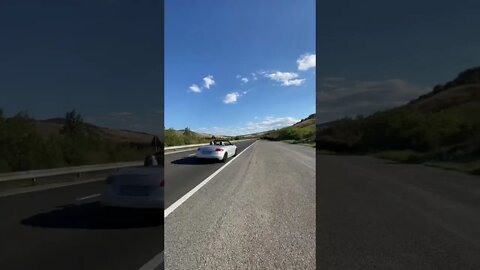 Speeding my Audi TT in the tuscany valley
