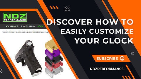 Discover How to Easily Customize your Glock with NDZ Performance