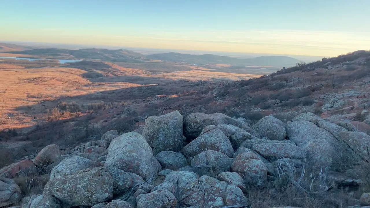 2022 elk hunt Wichita mountains wildlife refuge view from dead man’s mountain