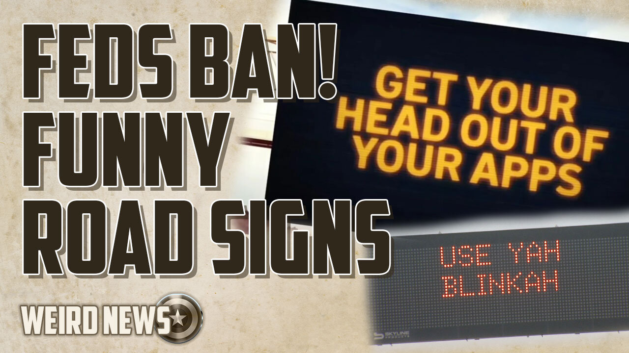 Feds are banning humorous electronic messages | Weird News With Cap