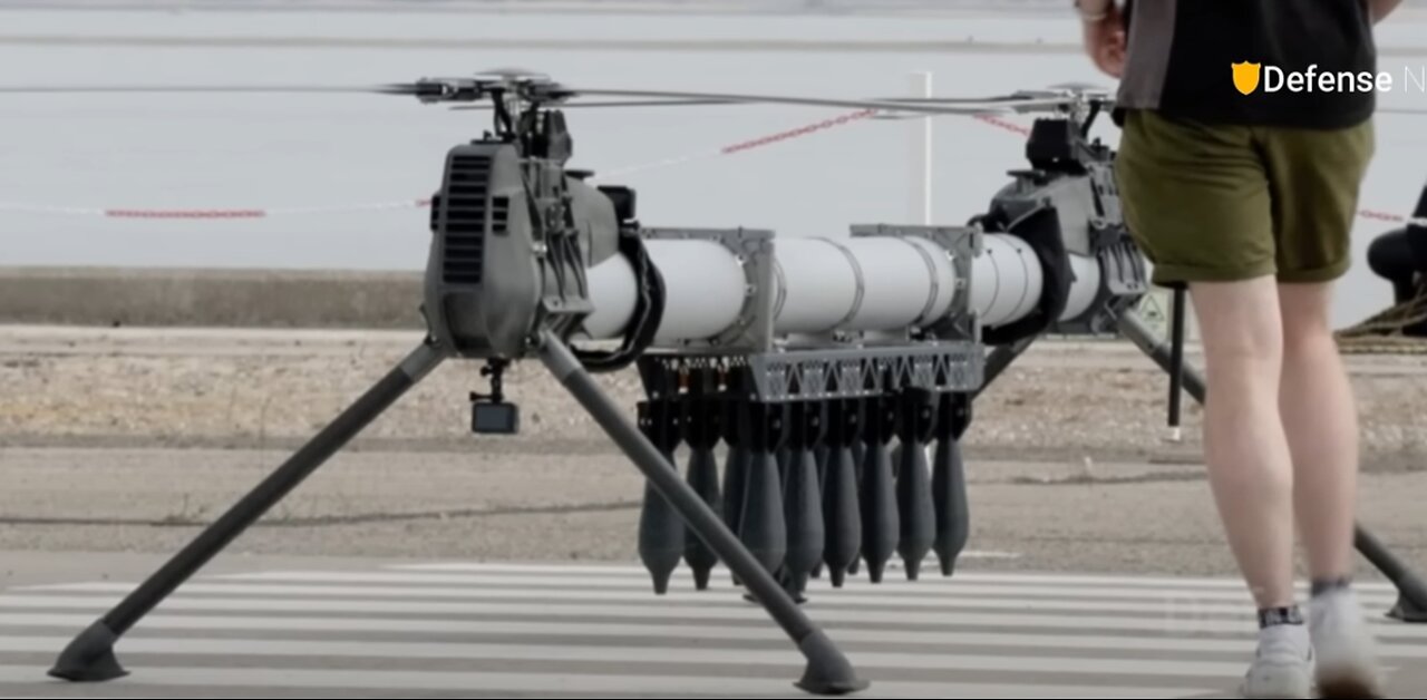 Ukrainian Uncrewed Aerial Mothership Launch Kamikaze Drones