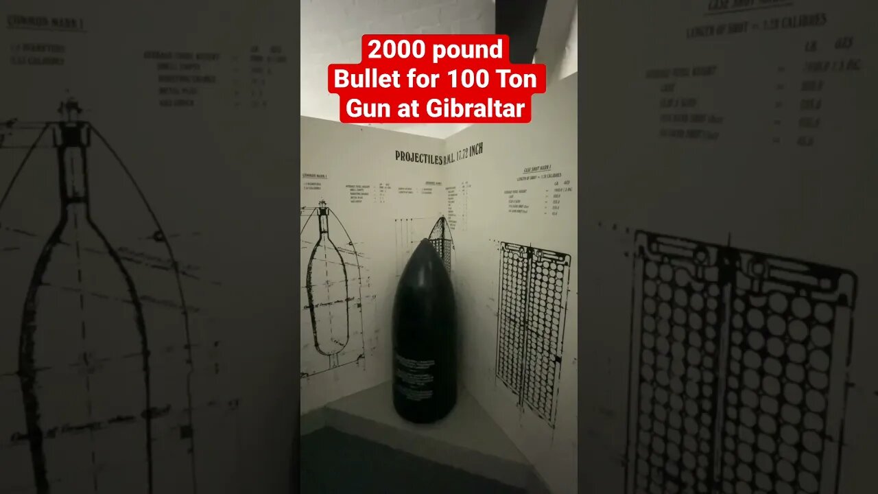 100 Ton Gun Gibraltar #shorts