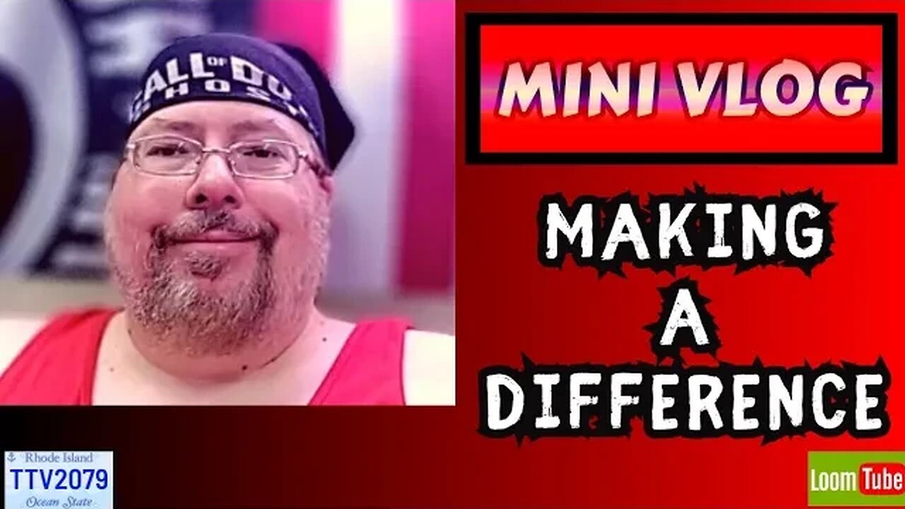 MINI VLOG - MAKING A DIFFERENCE - 090123 TTV2079