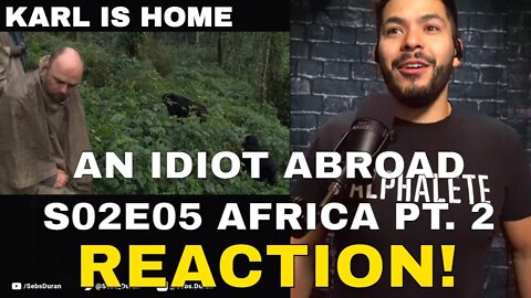 An Idiot Abroad S02E05 South Africa Karl Meets a Gorilla Reaction pt 2