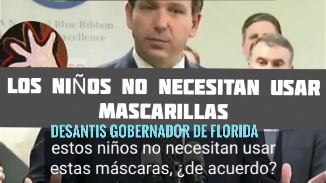 DESANTIS "LOS NIÑOS NO NECESITAN USAR MASCARILLAS"