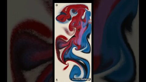 #shorts Magic fluids app for Android. Odd mix of colors 3