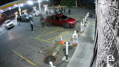 Cleveland Police arrest 12 teens for 'brutal attack' on 34YO man at gas station