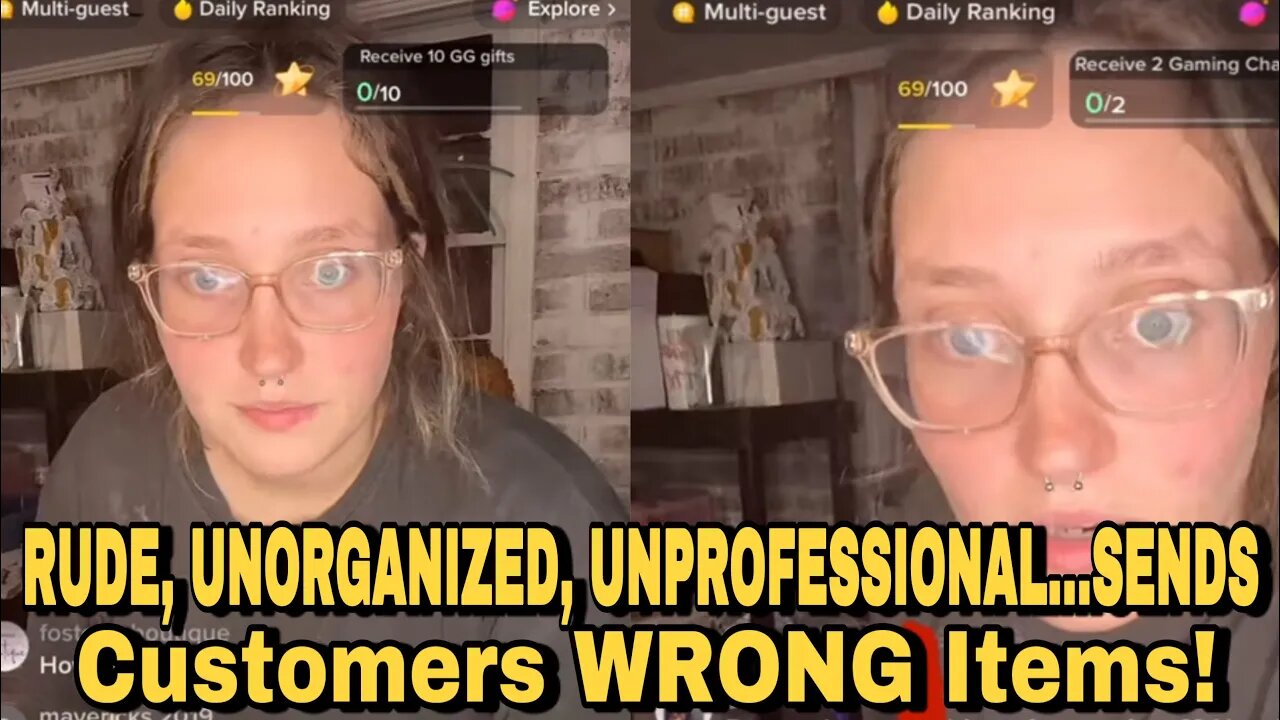 Pumpkin Sells Item On Tiktok Yells At Potential Customers, Forgets What Customers Purchased!