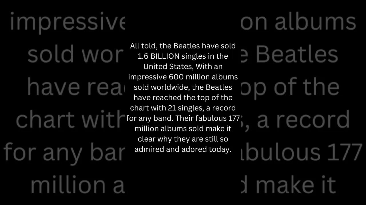 The Beatles: How did they do ? #shorts