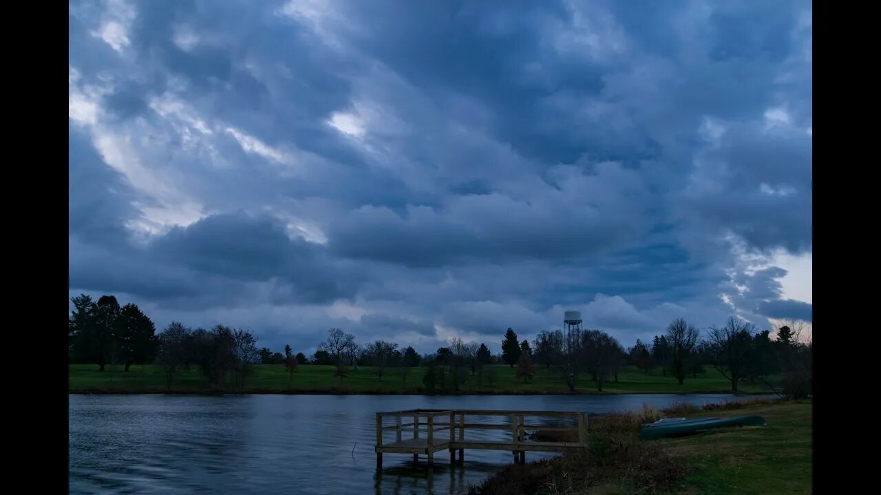 Soaring Clouds with Rain for Relaxation, Sleep and Stress Relief