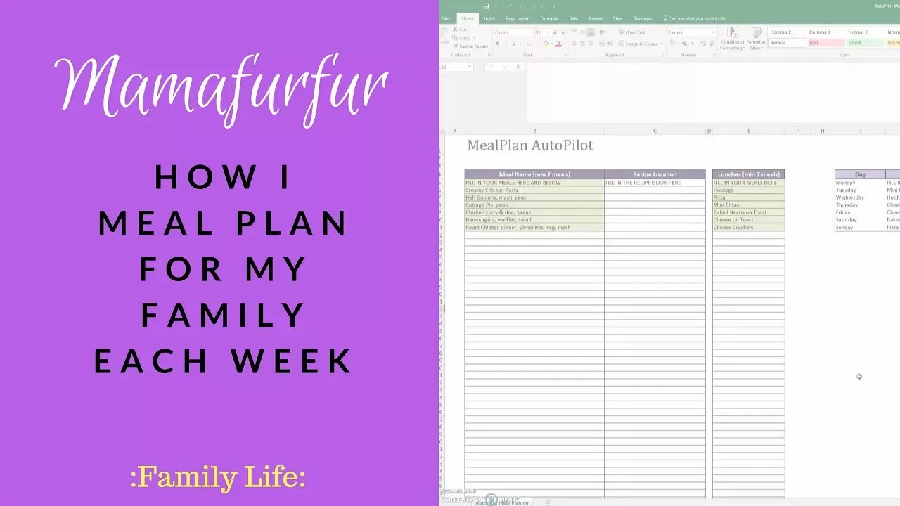 How I meal plan for my family each week (and you can too!) ¦ AutoPilot MealPlanning