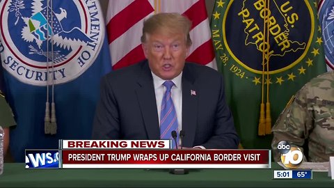 Trump addresses chief border concerns