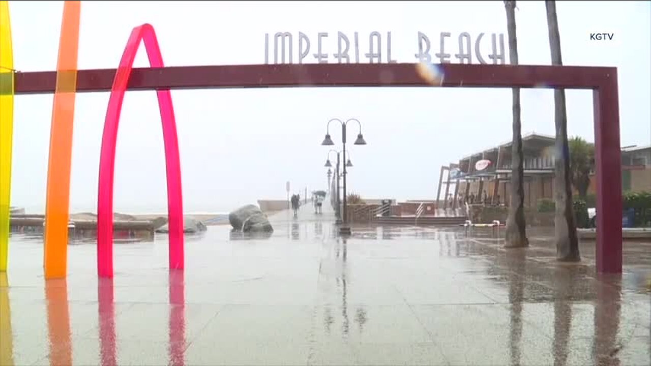 Imperial Beach faced first impact of Hilary as it moves North