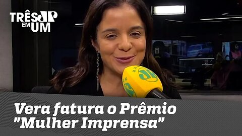 Vera Magalhães fatura o Prêmio "Mulher Imprensa"