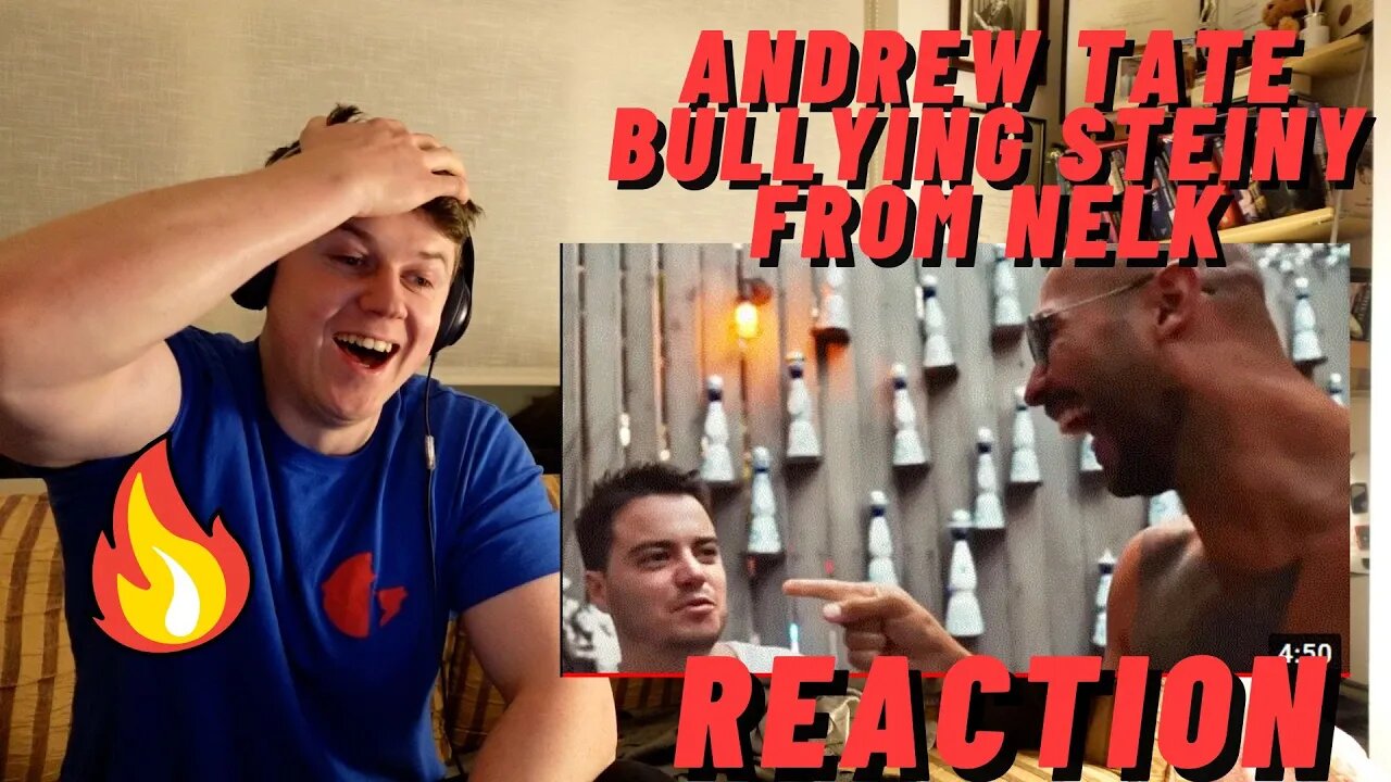 Andrew Tate Bullying Steiny from NELK for 4 Minutes Straight ((IRISH REACTION!!))