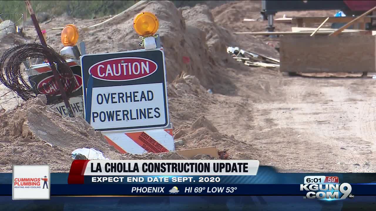 La Cholla Blvd. Project expected to be complete five years early